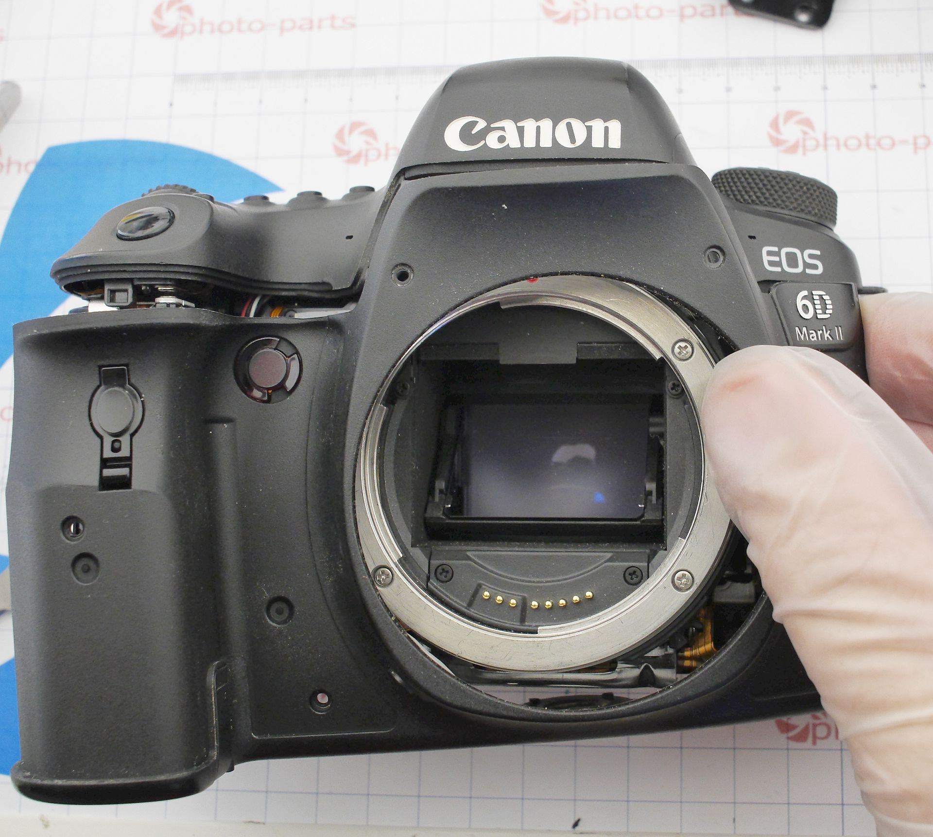 Canon 6D mark II - разборка с мистическим ремонтом после попадания воды